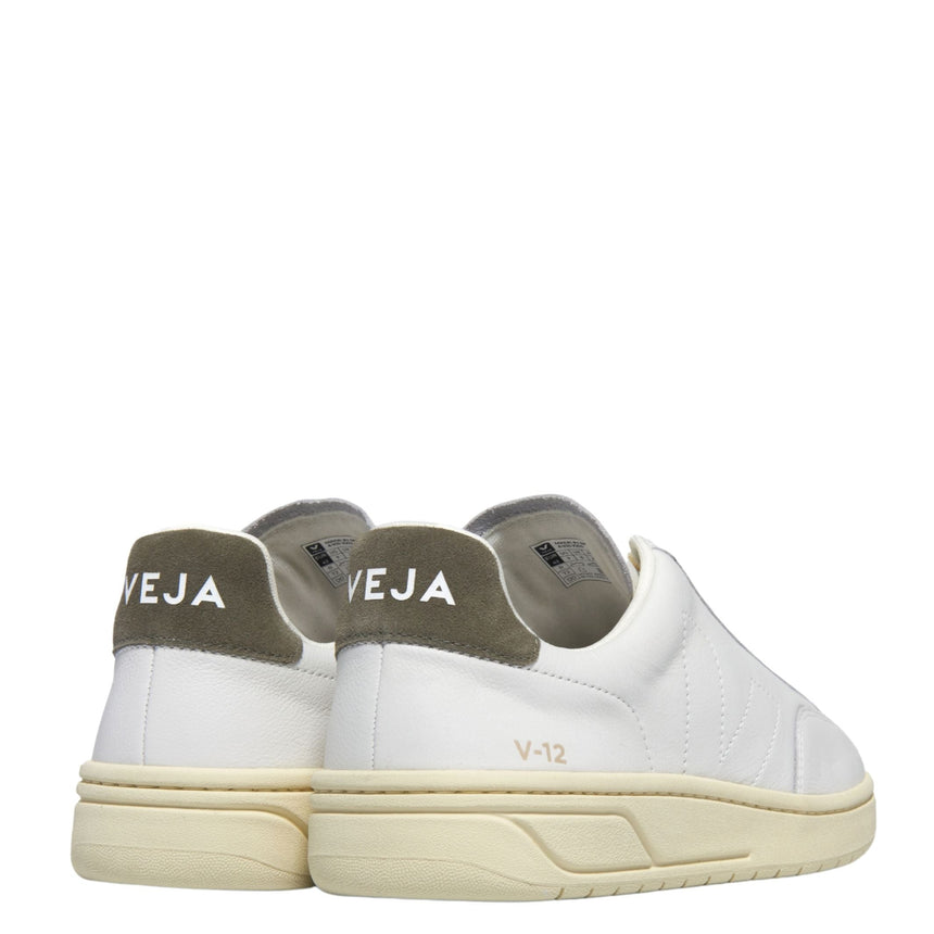 VEJA V-12 Stitch Organic Traced Leather Sneaker