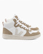 VEJA V-15 Chromefree Leather Erkek Sneaker White Pierre-Sahara