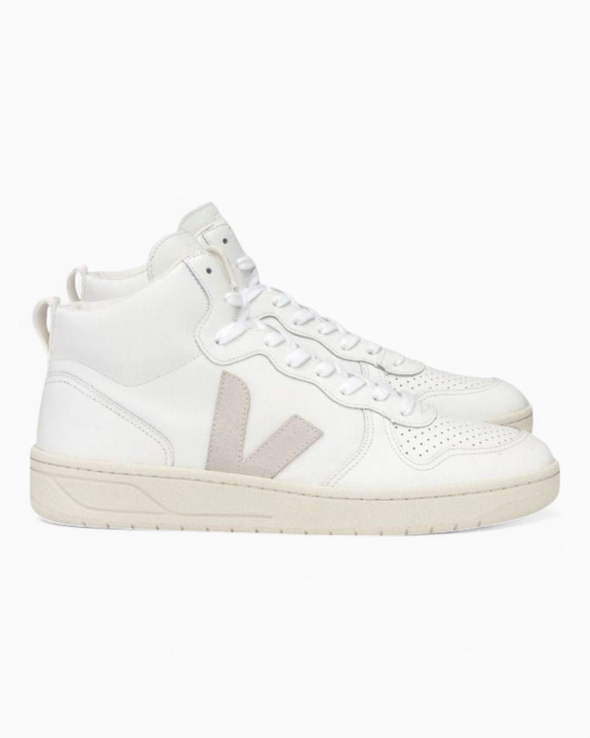 VEJA V-15 Leather Erkek Sneaker Extra White/Natural