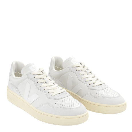 VEJA V - 90 Leather Erkek Sneaker Gravel/White