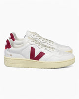 VEJA V-90 Leather Kadın Sneaker Extra White/Marsala