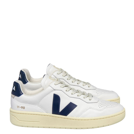 VEJA V-90 Leather Kadın Sneaker Extra White/Nautico