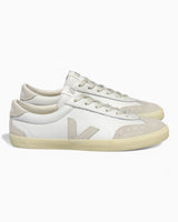 VEJA Volley Organic Traced Leather Kadın Sneaker White/Natural