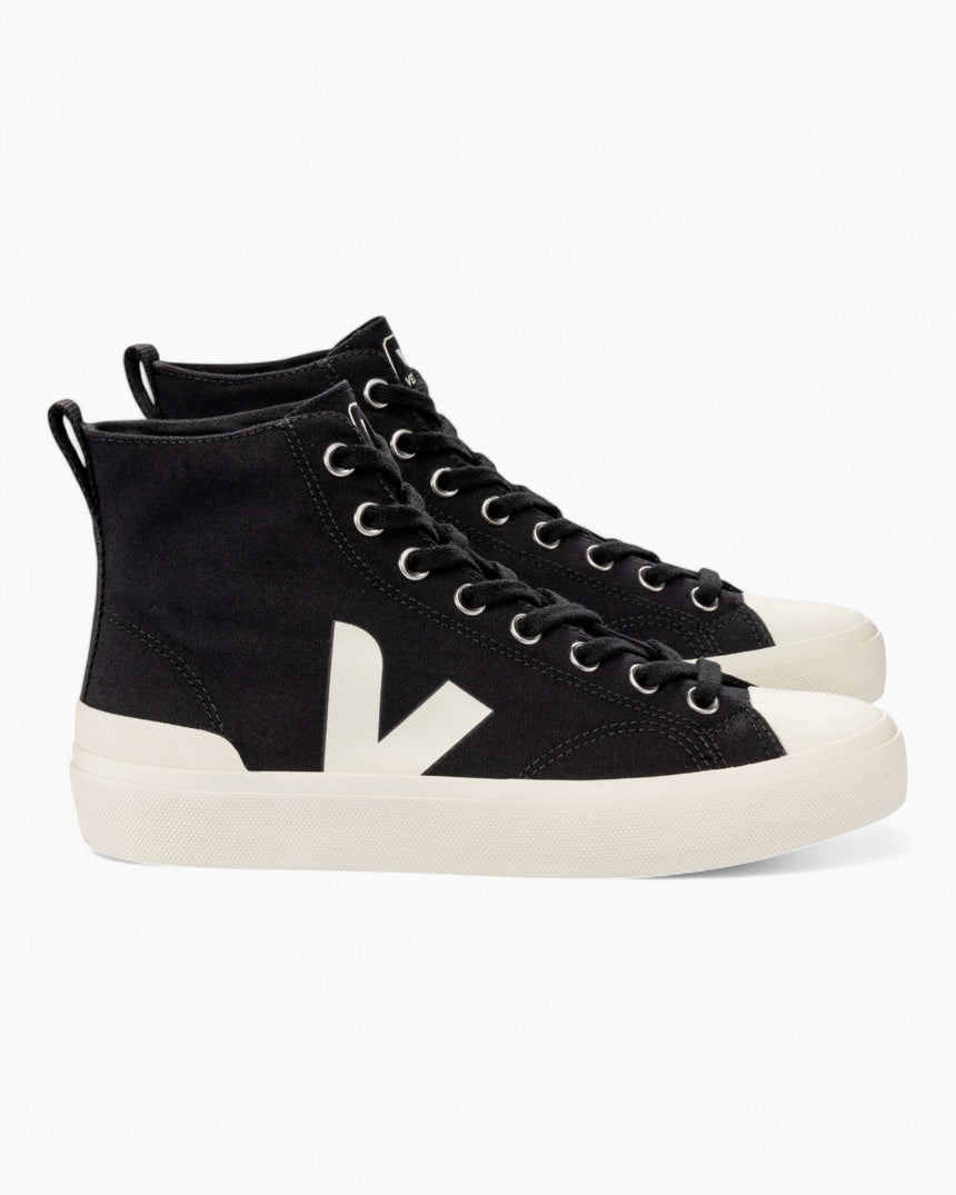 VEJA Wata II Canvas Erkek Sneaker Black/Pierre