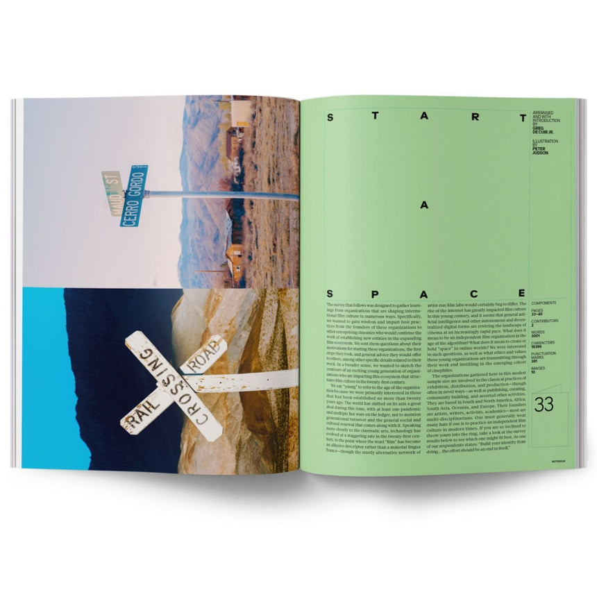 vitruta Book Selection MUBI Notebook Issue - Step 1: Hold Magazine In Your Hands