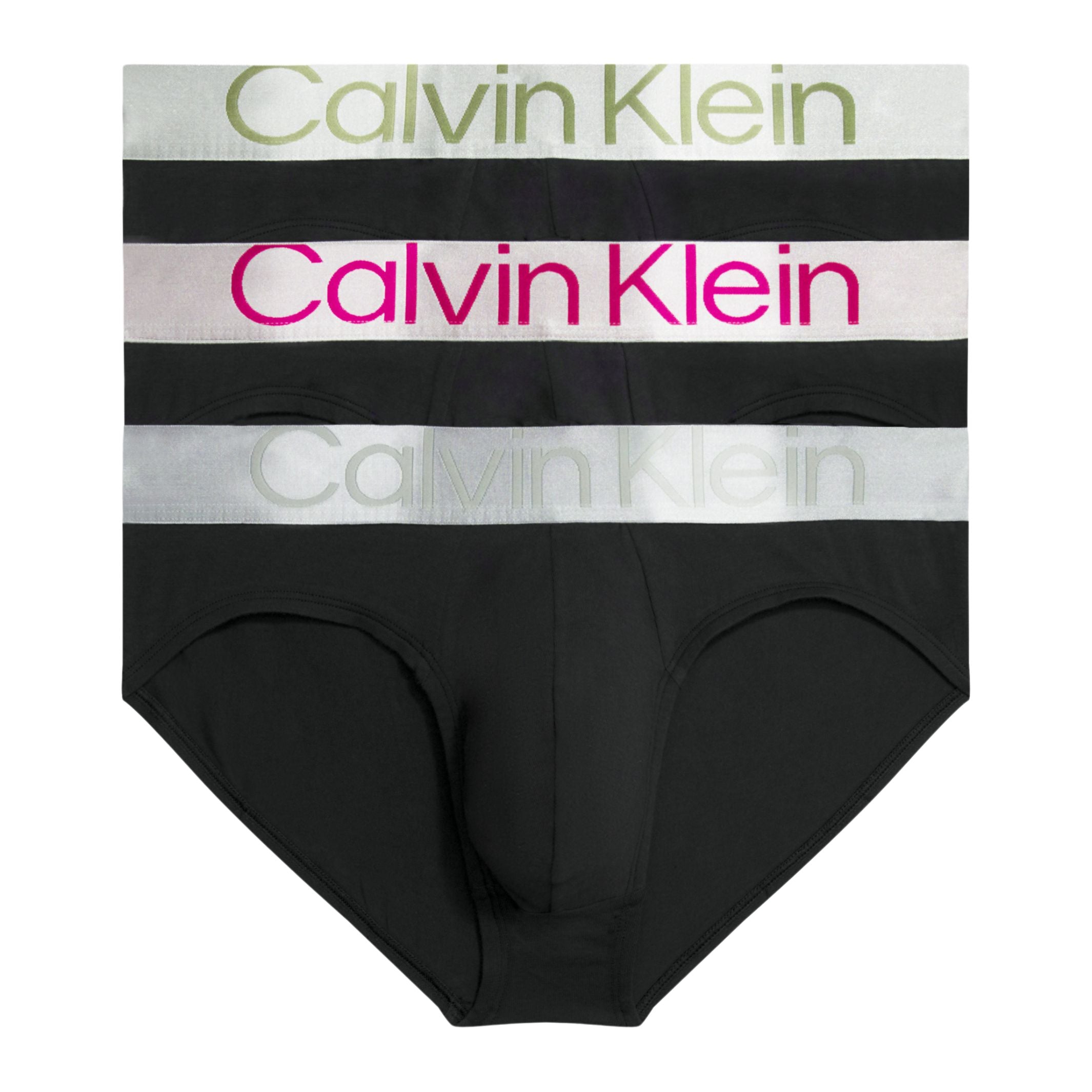 Calvin Klein Hip Brief Trunk 3PK Steel Cotton Men Vitruta vitruta