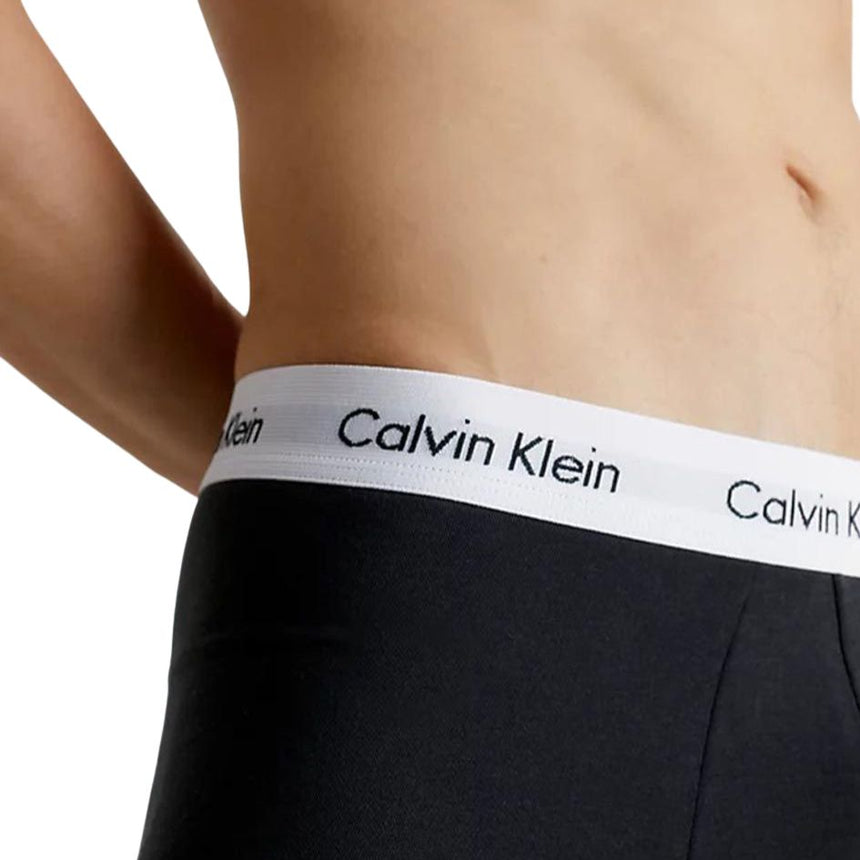 Calvin Klein - Low Rise Trunk 3PK Cotton Stretch - Erkek - Vitruta