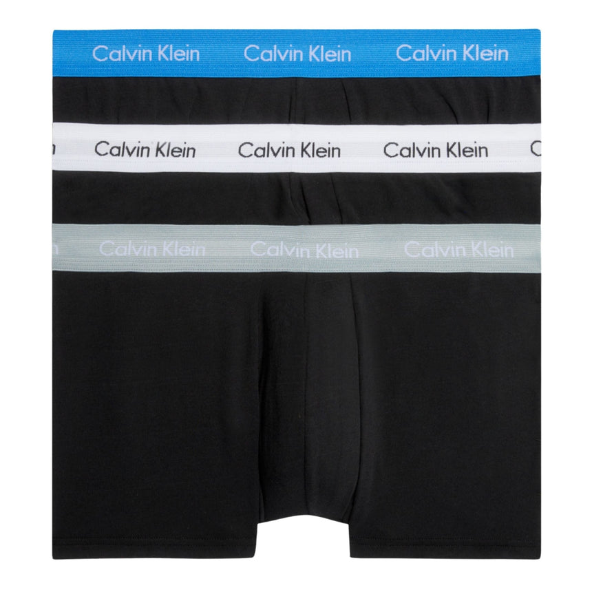 Calvin Klein Low Rise Trunk 3PK Cotton Stretch - Men - Vitruta