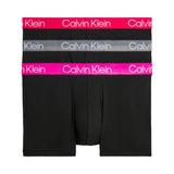 Calvin Klein Trunk 3PK Modern Structure - Erkek B- December Sky/ Rg/ Fusc Rose Wbs