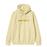 Carhartt WIP - Hooded Carhartt Sweatshirt Soft Yellow/Popsicle - Erkek - Vitruta