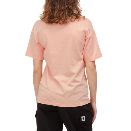 Carhartt WIP S/S Script Embroidery Kadın T - Shirt Grapefruit