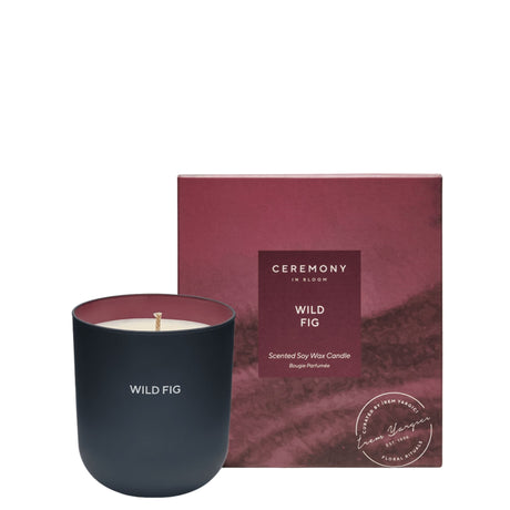 Ceremony In Bloom - Wild Fig Scented Soy Wax Candle 240 g - Vitruta
