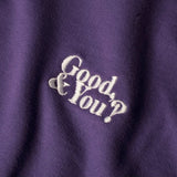 Dedicated - Sweatshirt Ystad Raglan Good and You Purple - Vitruta