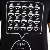 Dedicated - Unisex T-shirt Stockholm Coffee Mind Black - Vitruta