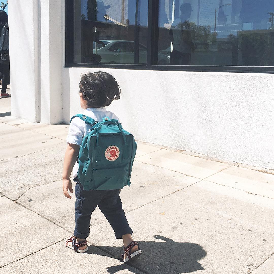 Fjällräven - Kånken Mini Frost Green - Vitruta