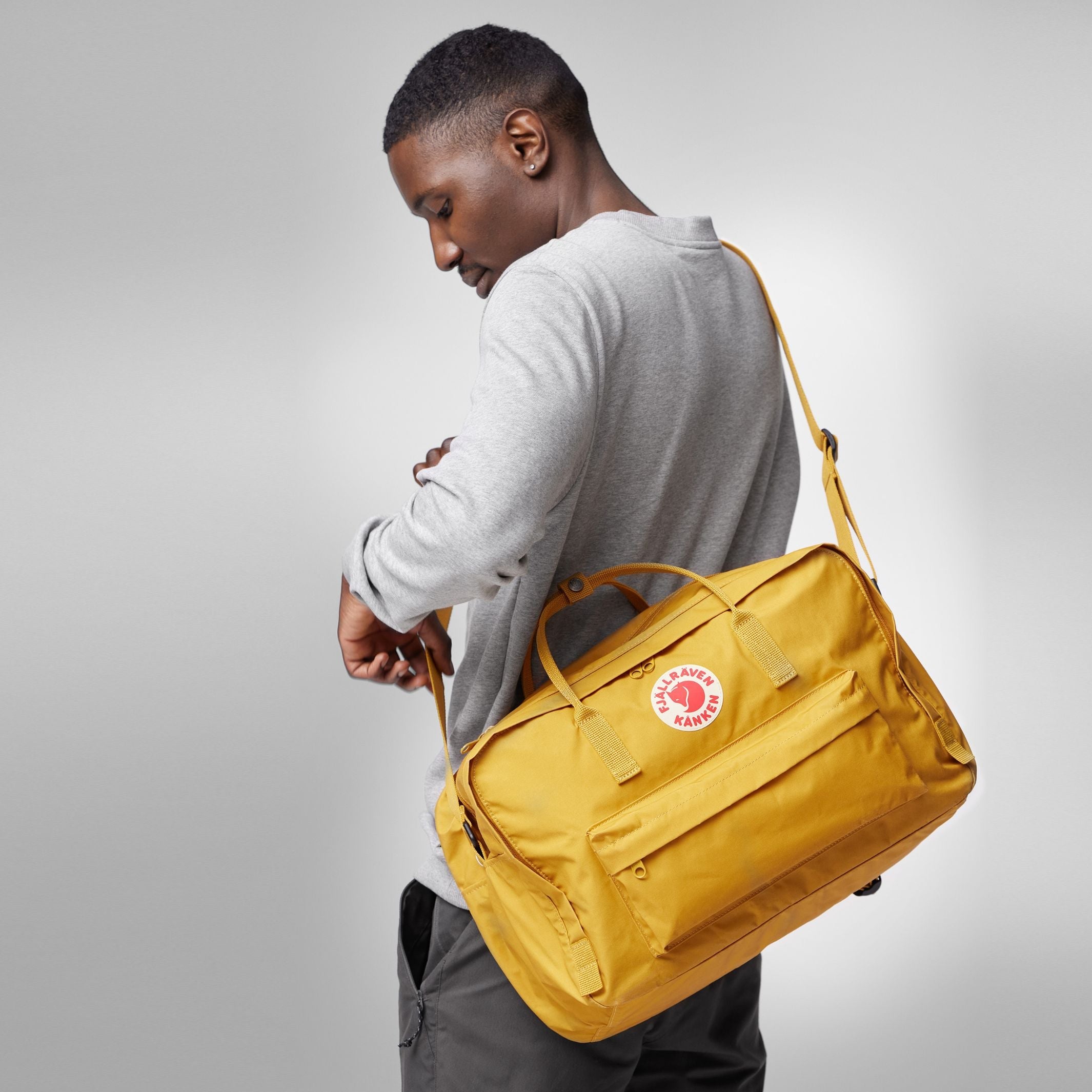 Kanken big warm store yellow