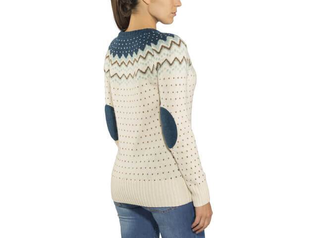 Fjällräven - Övik Knit Sweater Kadın - Vitruta