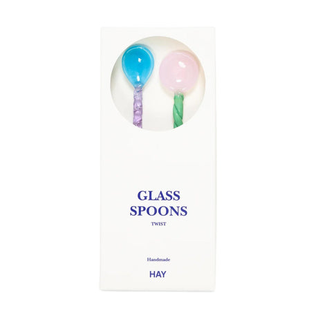 HAY Design - Glass Spoons Twist Set of 2 - Vitruta