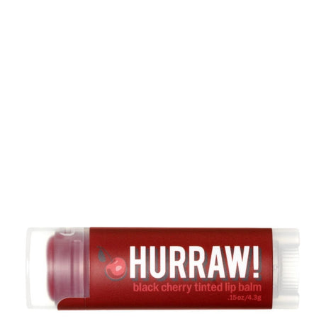 Hurraw - Black Cherry Tinted Lip Balm - Vitruta