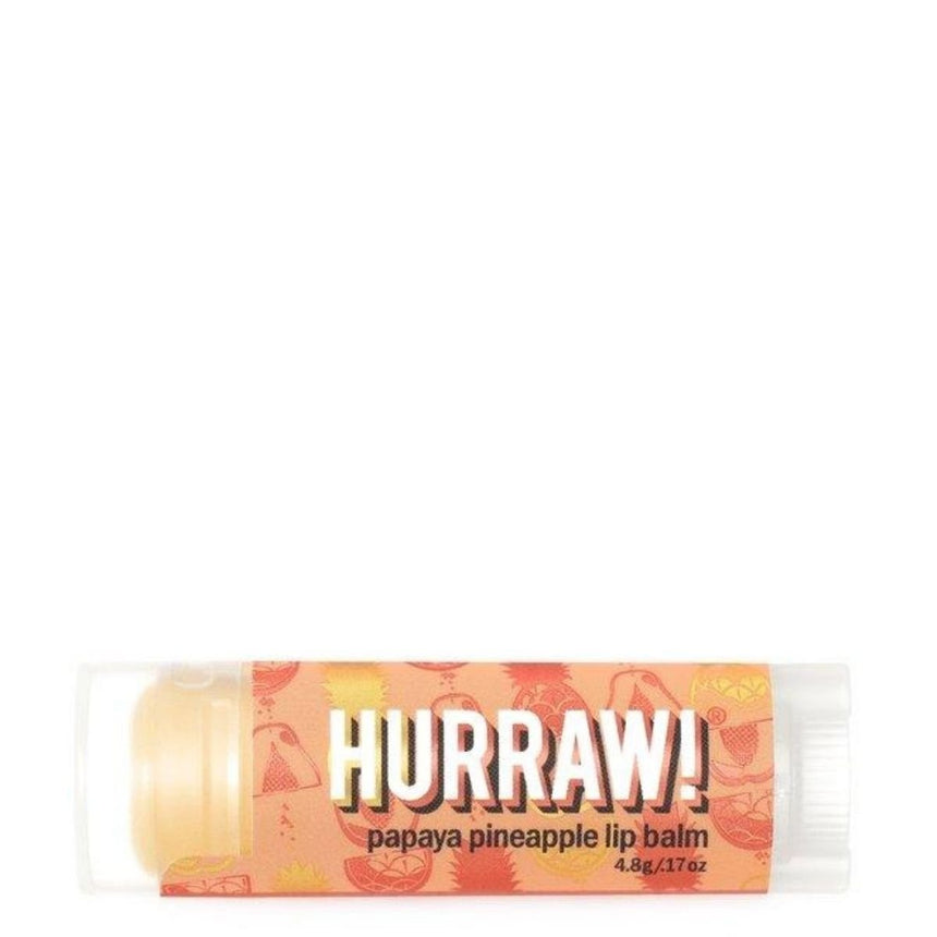 Hurraw - Papaya Pineapple Lip Balm - Vitruta