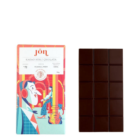 Jön Çikolata - Kakao Nibli Çikolata - Vitruta