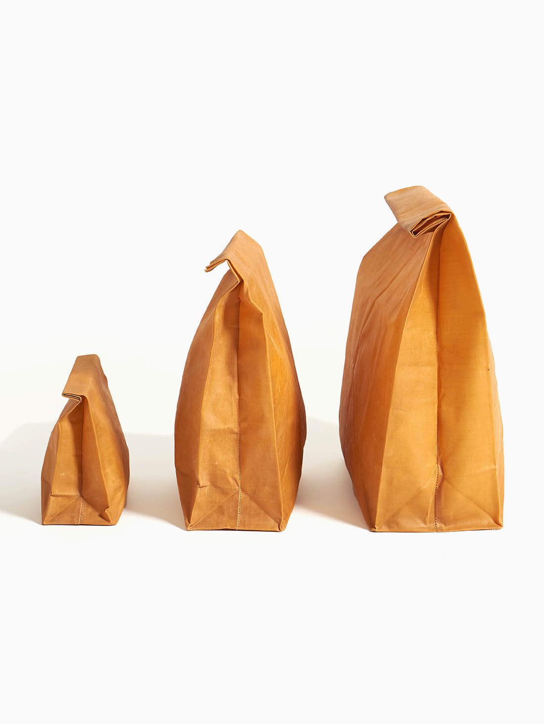 Less. - Beeswax Bag Large Kahverengi - Vitruta