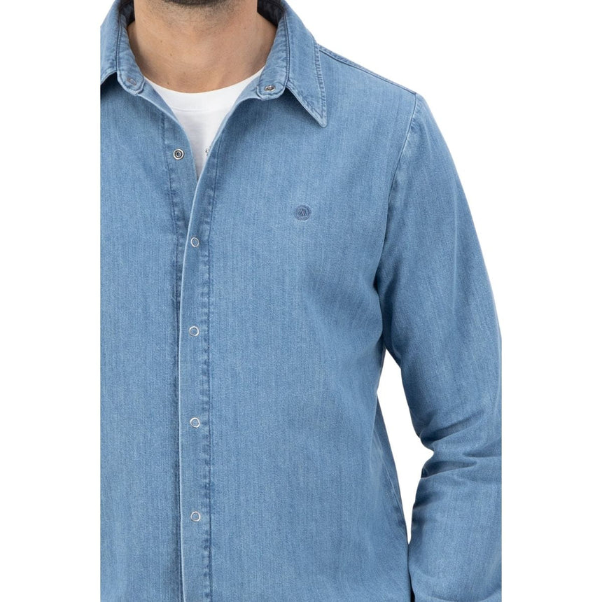 Mud Jeans - Don Denim Shirt Stone Blue - Vitruta