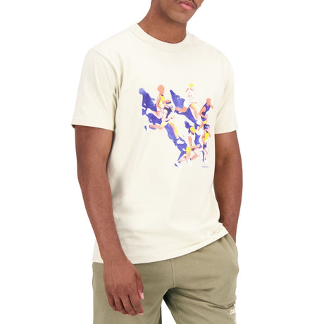 New Balance - Athletics Jacob Rochester Runners Cotton Jersey Erkek T-Shirt - Vitruta