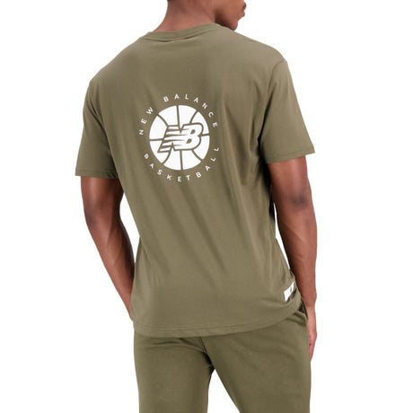 New Balance - Hoops Fundamentals Erkek T-Shirt - Vitruta