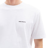 Norse Projects - Johannes Organic Logo Erkek T-Shirt - vitruta
