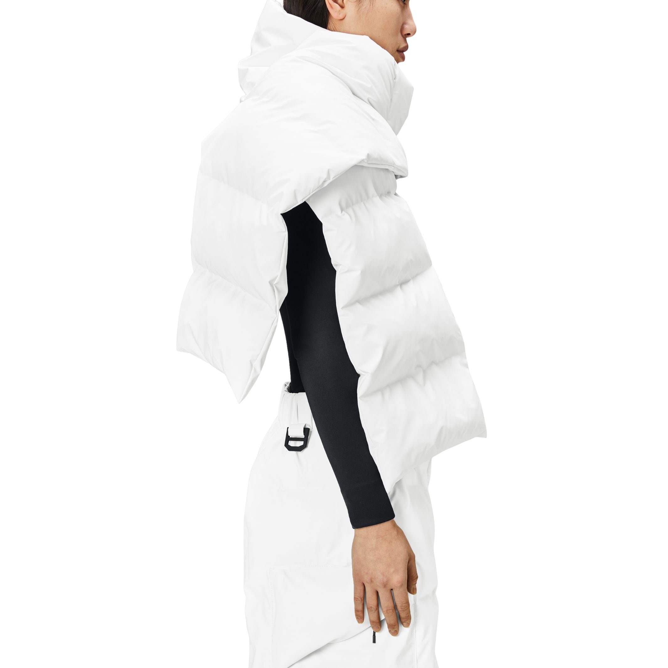 Rains puffer hooded scarf online