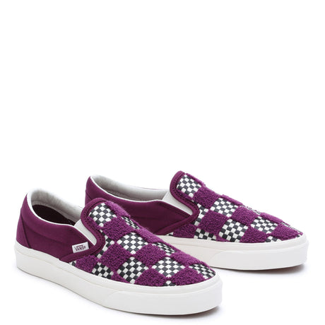 Vans - Tufted Check Classic Slip-On Kadın Sneaker - Vitruta