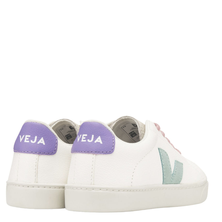 VEJA - Small Esplar Laces Chromefree Leather Çocuk Sneaker - vitruta