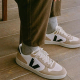 VEJA - V-10 Chromefree Leather Erkek Sneaker - Vitruta