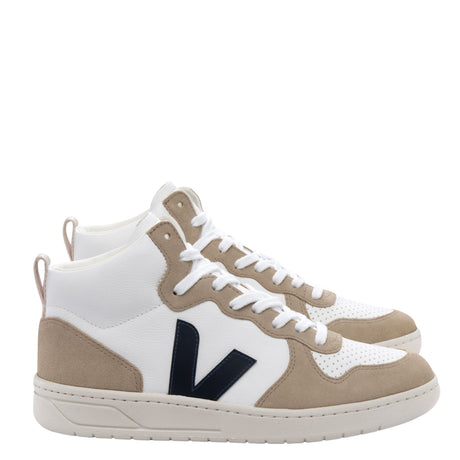 VEJA V - 15 Chromefree Leather Kadın Sneaker Extra White - Nautico Sahara